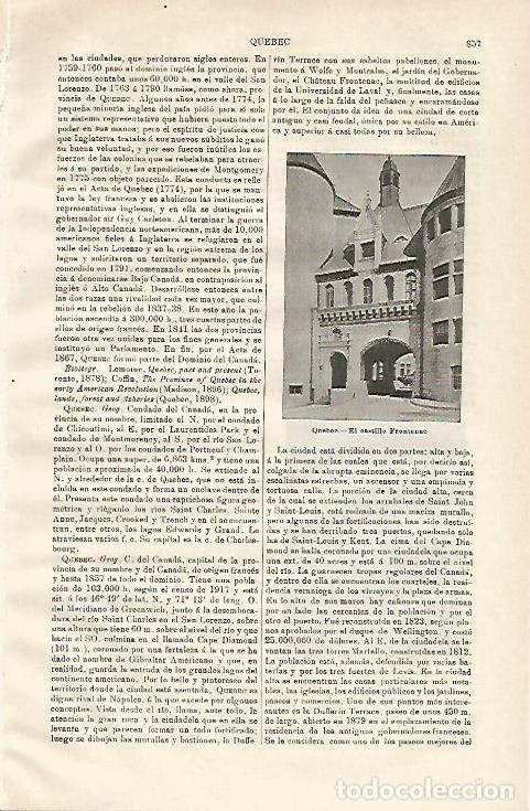 Postkarten: LAMINA ESPASA 20670: Castillo Frontenac en Quebec - Varios