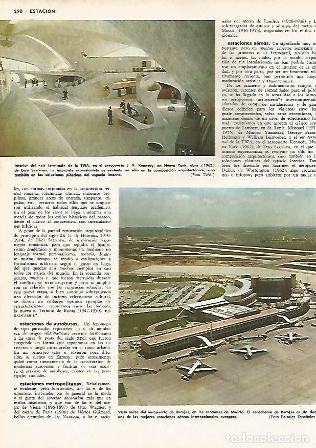 Postales: LAMINA MONITOR 0475: AEROPUERTO KENNEDY DE NUEVA YORK Y AEROPUERTO DE BARAJAS EN MADRID - Varios