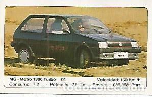 Postales: CROMO 368 ALBUM COCHES MOTOR 16: MG METRO 1300 - Varios