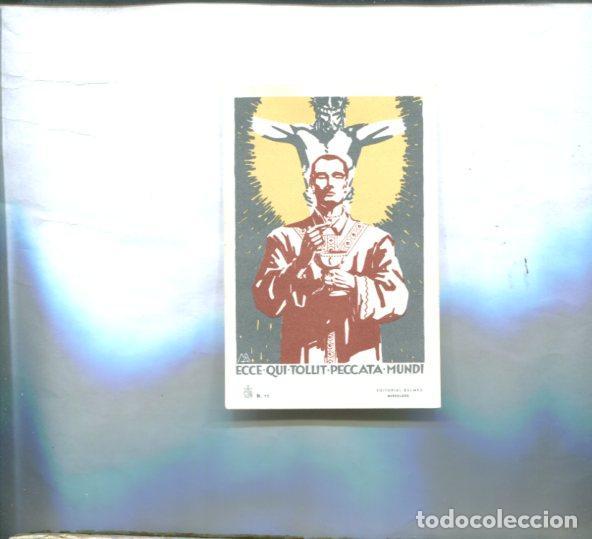 Postais: Estampa religiosa Missa Nova dels novells sacerdots franciscans: Jaume Martorell, Serafi Vicent, Ant
