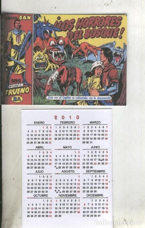 Cartoline: Calendario bolsillo 2010: El Capitan Trueno portada numero 021 - Varios
