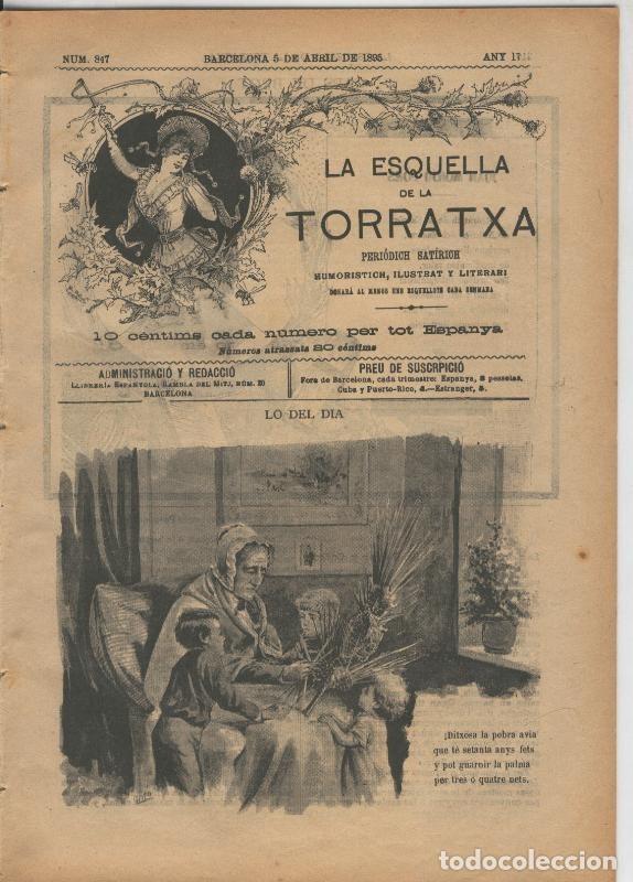 Cartoline: La esquella de la Torratxa numero 0847 del 5.4.1895 - Varios