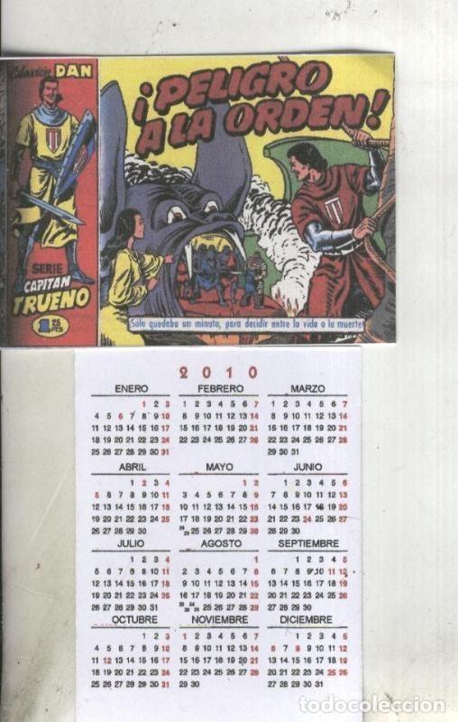 Cartoline: Calendario bolsillo 2010: El Capitan Trueno portada numero 024 - Varios