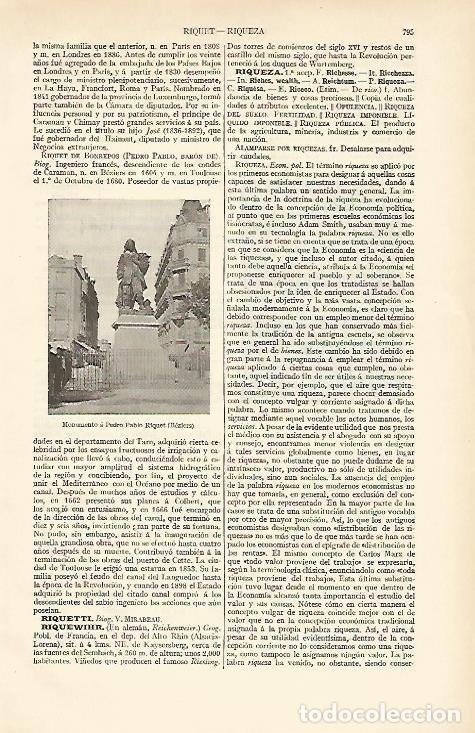 Postkarten: LAMINA ESPASA 6688: Monumento a Pedro Pablo Riquet en Beziers Francia - Varios Autores