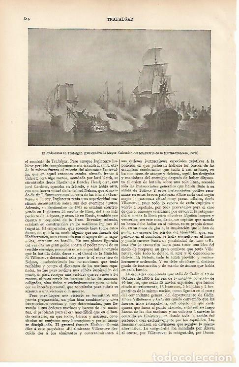 Postkarten: LAMINA ESPASA 11034: El Redoutable en Trafalgar por Meyer - Varios