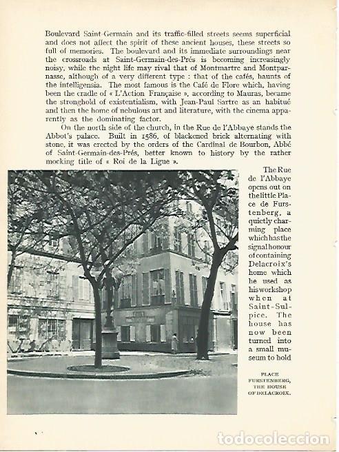 Postkarten: LAMINA 1776: PARIS: Plaza Furstenberg. La casa de Delacroix - Andr&eacute; George