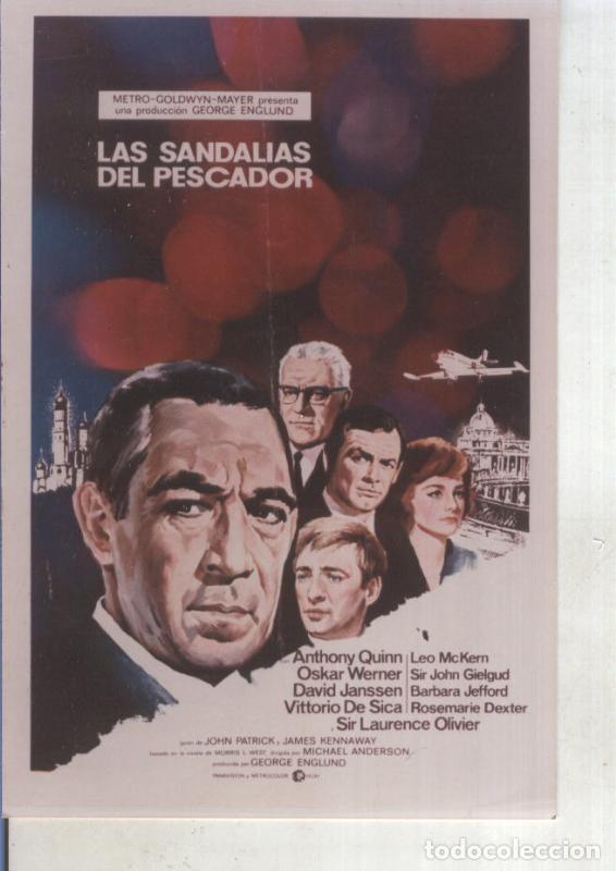 Postales: Foto cine 454: Las sandalias del pescador (Anthony Quinn) - Varios