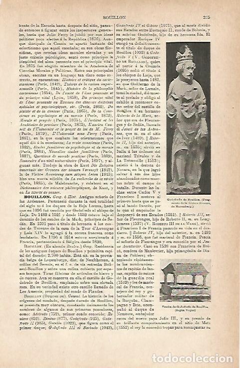 Postcards: LAMINA ESPASA 11726: Godofredo de Bouillon - Varios
