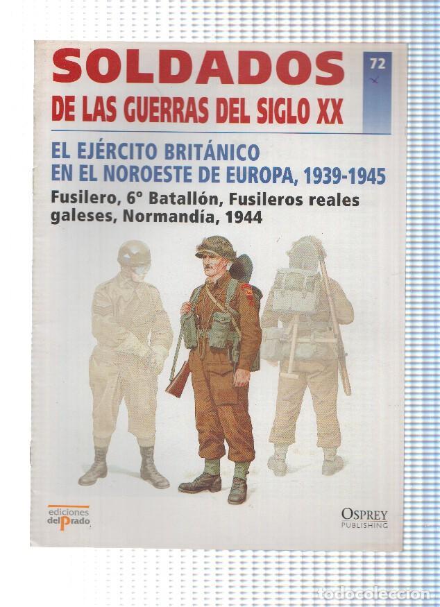Postcards: Soldados de las Guerras del Siglo XX, Numero 72: EL EJERCITO BRITANICO EN EL NOROESTE DE EUROPA, 193