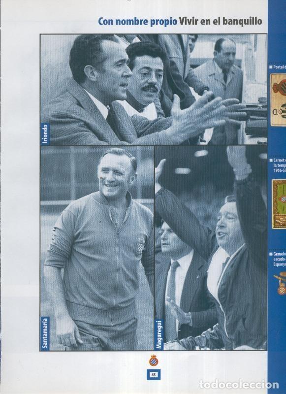 Postales: Espanyol Lamina 20: Iriondo, Santamaria, Maguregui - Varios