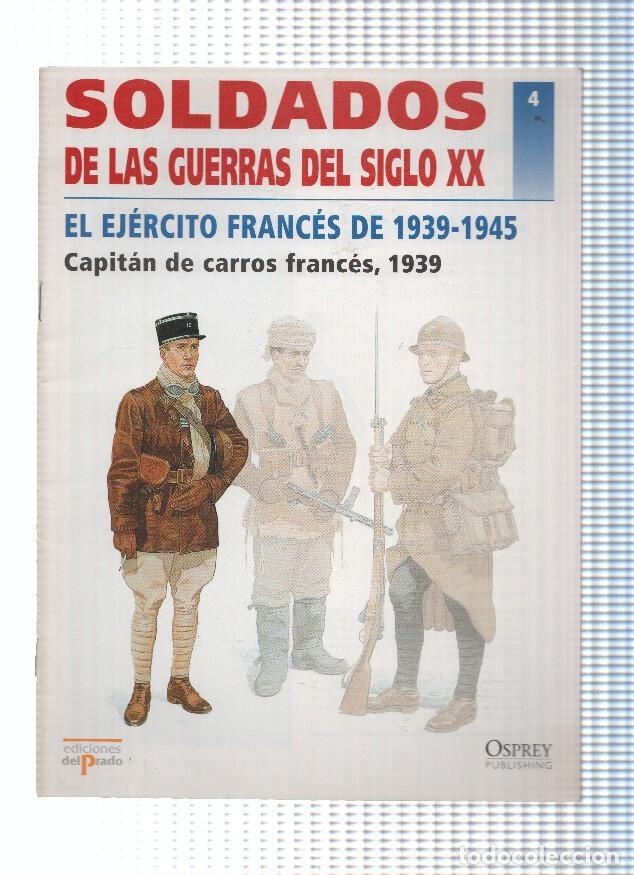 Cartoline: Soldados de las Guerras del Siglo XX, Numero 04: EL EJERCITO FRANCES DE 1939-1945 - Osprey Publishin