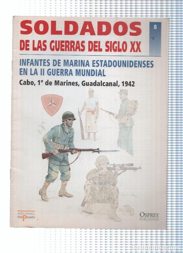 Cartoline: Soldados de las Guerras del Siglo XX, Numero 08: INFANTES DE MARINA ESTADOUNIDENSES EN LA II GUERRA