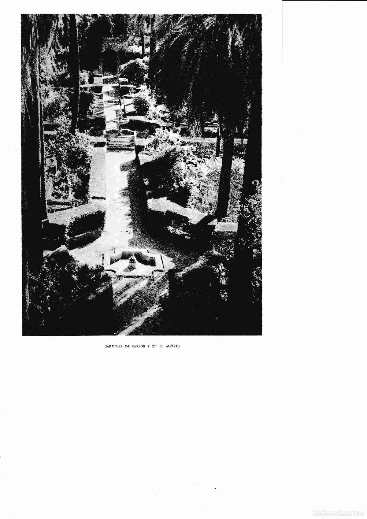 Cartoline: LAMINA 6354: Jardines de Carlos V en el Alcazar - Jose M&ordf; Peman