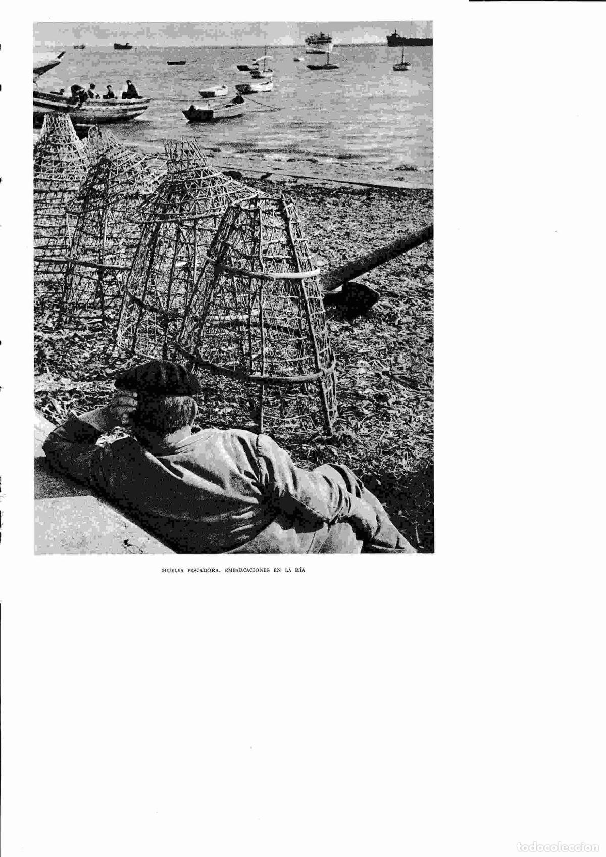 Cartoline: LAMINA 6417: Embarcaciones en la ria de Huelva - Jose M&ordf; Peman