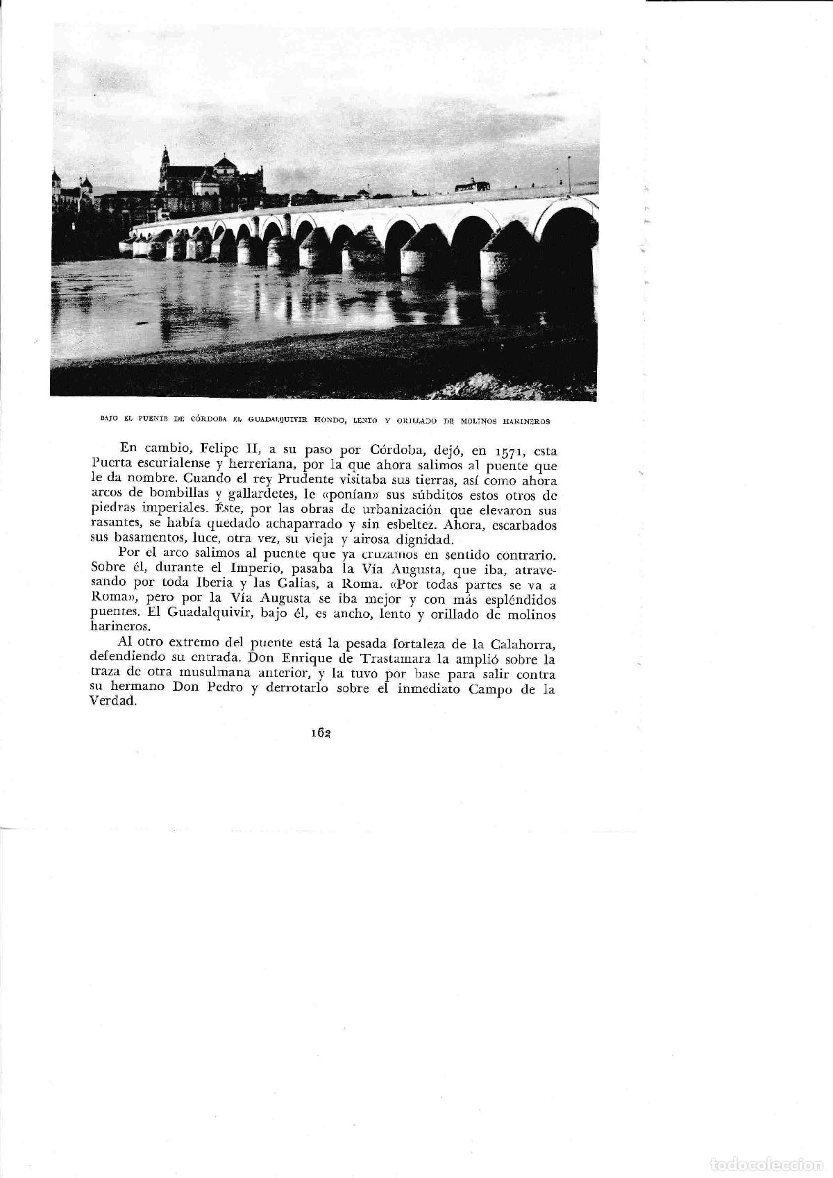 Cartoline: LAMINA 6386:Puente sobre el Guadalquivir en Cordoba - Jose M&ordf; Peman