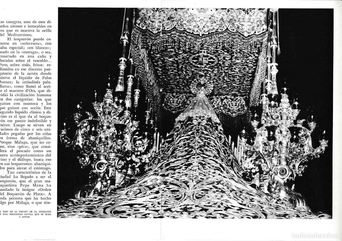 Cartoline: LAMINA 6472: El paso de la Virgen de la Esperanza - Jose M&ordf; Peman