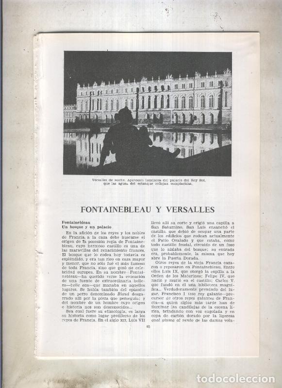 Postkarten: Fontainebleau y Versalles - Varios