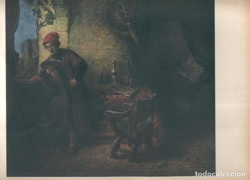 Postcards: Rembrandt lamina 007: Giovane che legge alla finestra - Varios