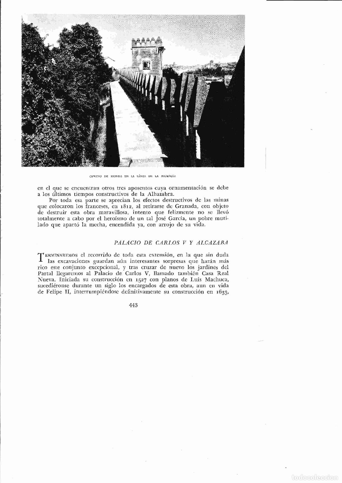Postcards: LAMINA 6490: Camino de ronda en la linea de la muralla - Jose M&ordf; Peman