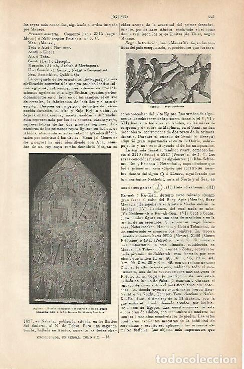Postkarten: LAMINA ESPASA 6785: Estela sepulcral del escriba Bak-en-Amen. Egipto - Varios Autores
