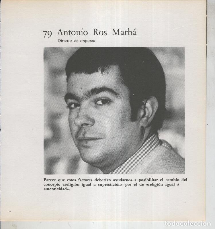 Postales: Ficha 079: Antonio Ros Marba: Director de orquesta - Varios