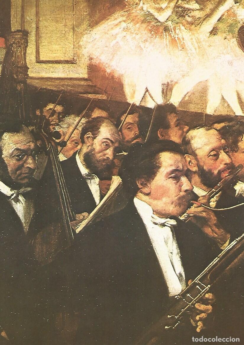 Cartoline: Lamina 116: Edgar Degas: Musicos de la orquesta - VV.AA.