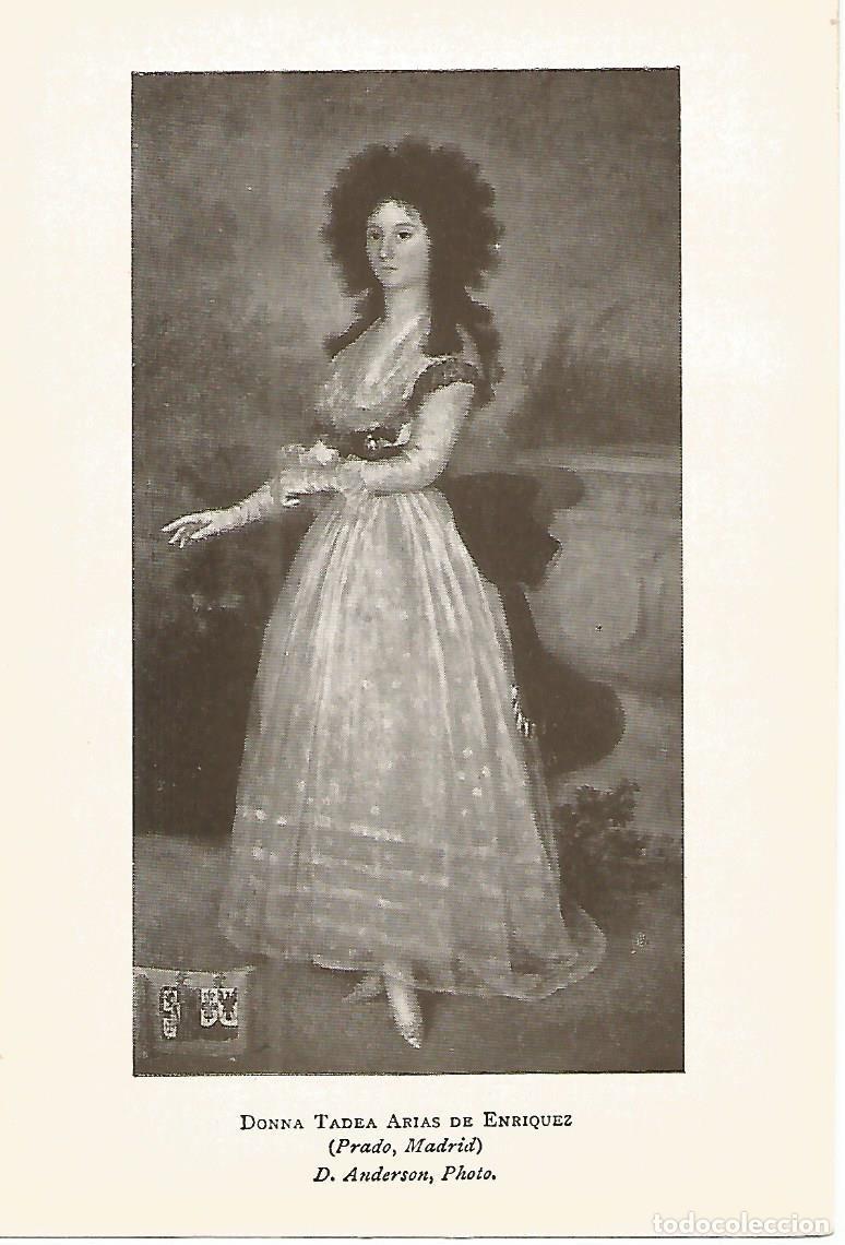 Postkarten: Lamina 695: GOYA. Do&ntilde;a Tadea Arias de Enriquez - Varios