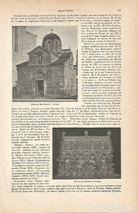 Postcards: LAMINA ESPASA 6858: Iglesia de San Eleuterio en Atenas - Varios Autores
