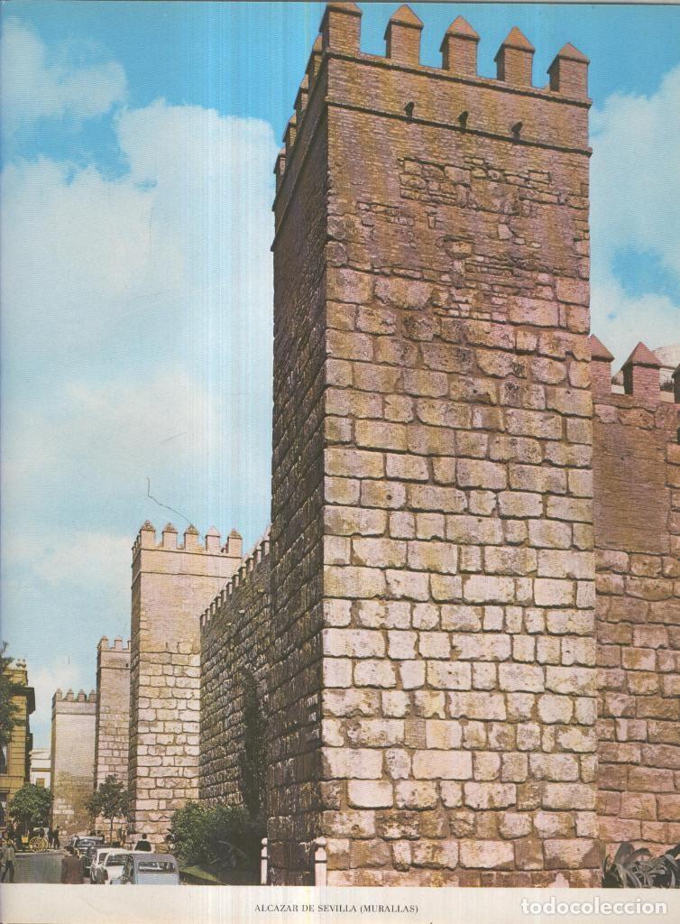 Postkarten: Lamina Castillos de Espa&ntilde;a Edicion 1967 No.020: ALCAZAR DE SEVILLA (MURALLAS) - VARIOS