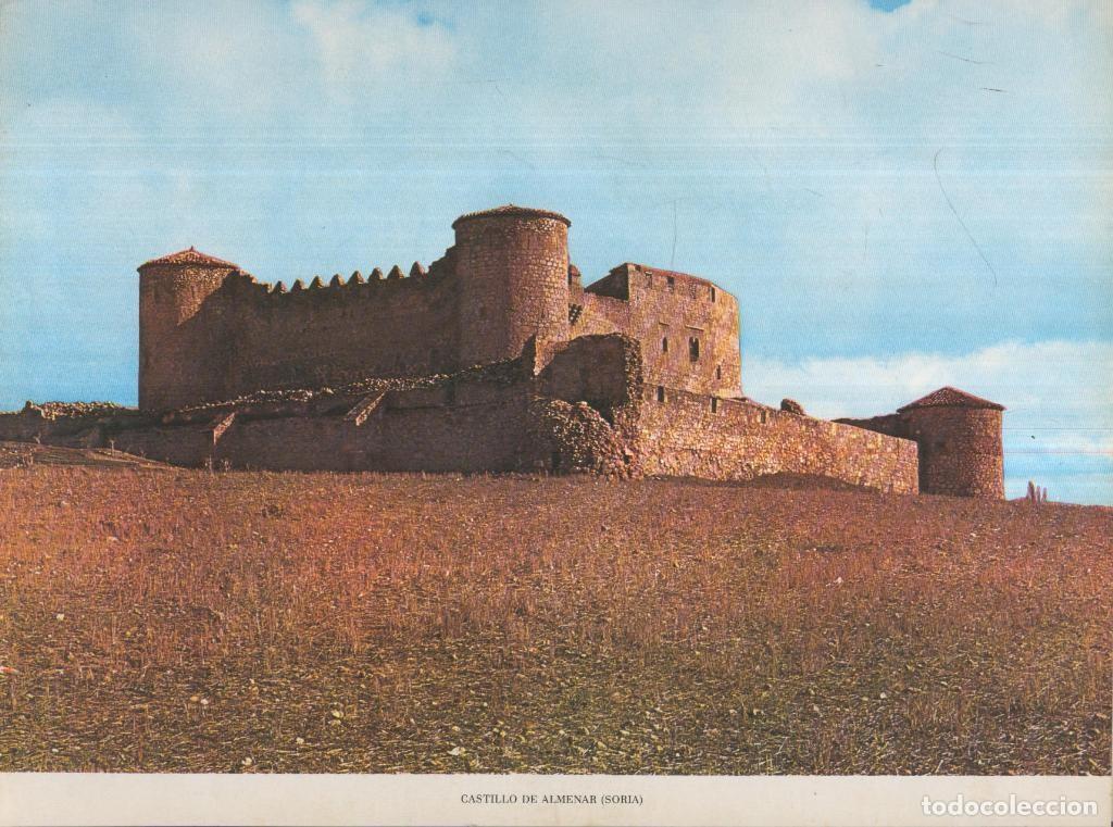 Postcards: Lamina Castillos de Espa&ntilde;a Edicion 1967 No.120: CASTILLO DE ALMENAR (SORIA) - VARIOS