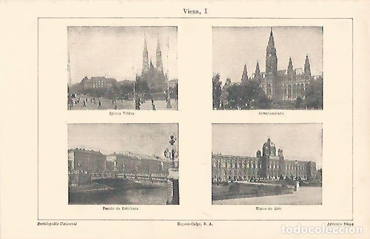 Postkarten: LAMINA DE ESPASA 276: Vistas de Viena - Varios autores