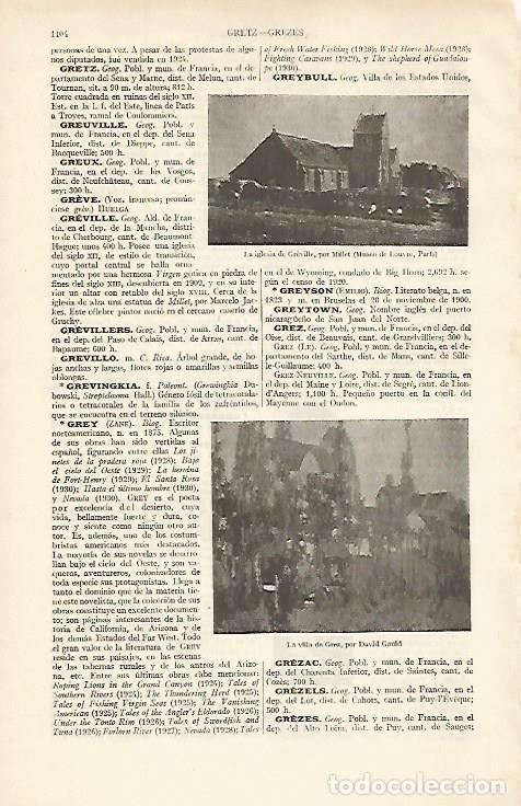 Postkarten: LAMINA ESPASA 16187: Iglesia de Greville por Millet - Varios