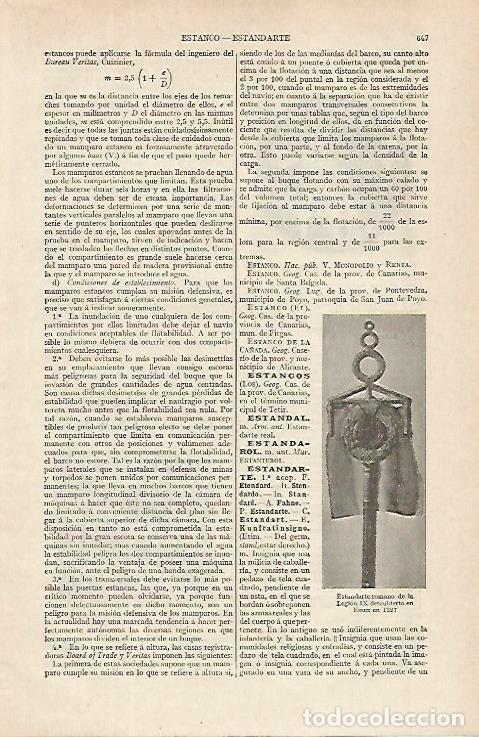 Postales: LAMINA ESPASA 16348: Estandarte romano de la Legion IX - Varios