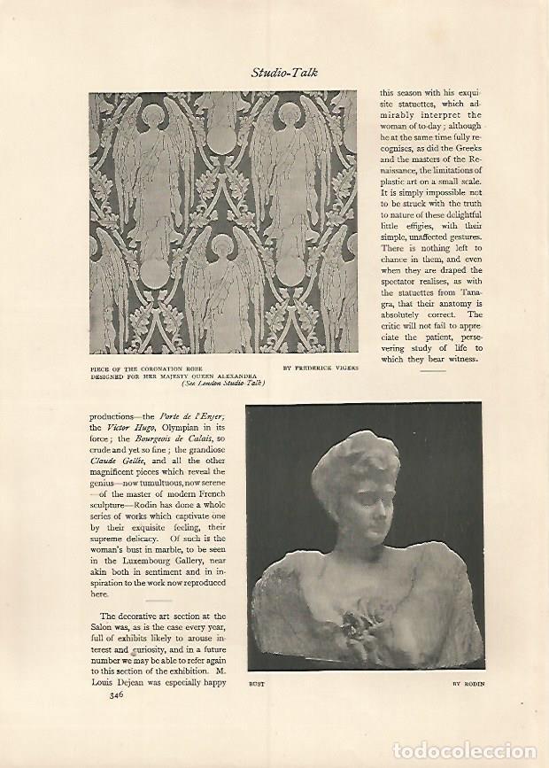 Postcards: LAMINA 7151: Busto por Rodin - Varios