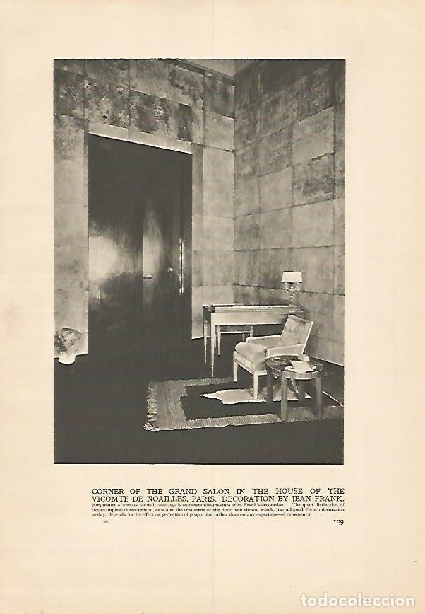 Postais: LAMINA 7183: Esquina del Gran Salon de la Casa del Vizconde de Noailles en Paris - Varios