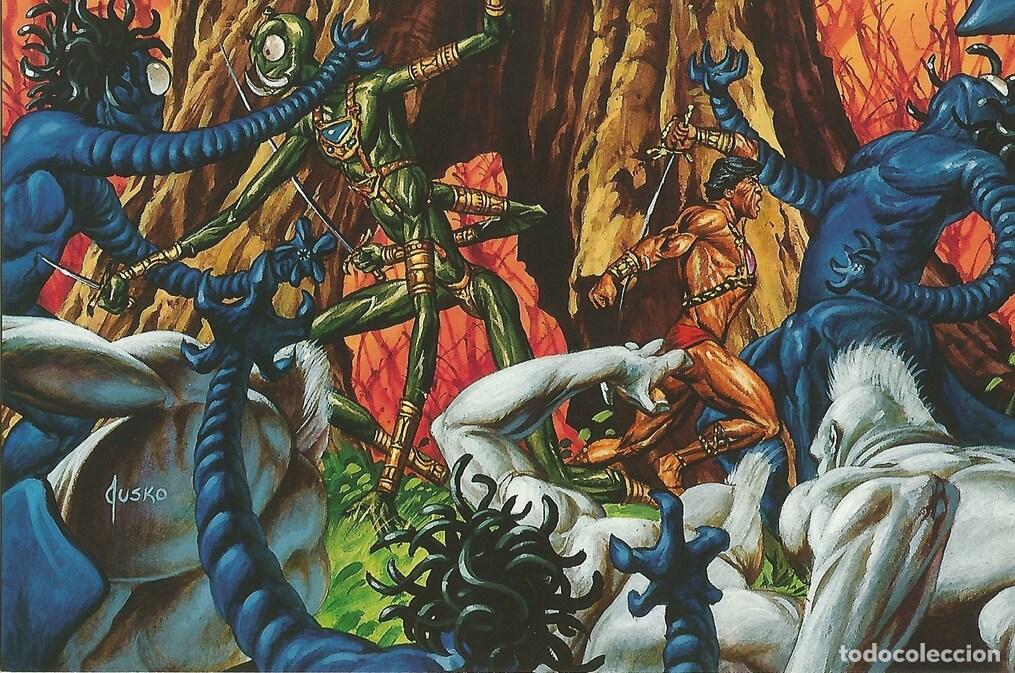 Postkarten: Colossal Card 98: Joe Jusko. Back to Back - Joe Jusko