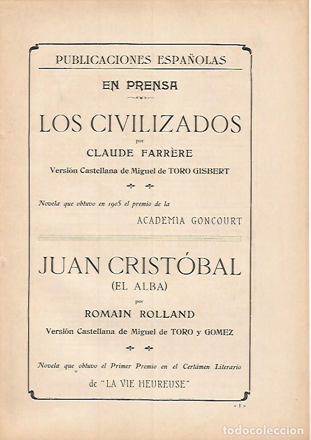 Postkarten: LAMINA PUBLICITARIA 7309: Publicaciones espa&ntilde;olas. Los Civilizados y Juan Cristobal - Varios
