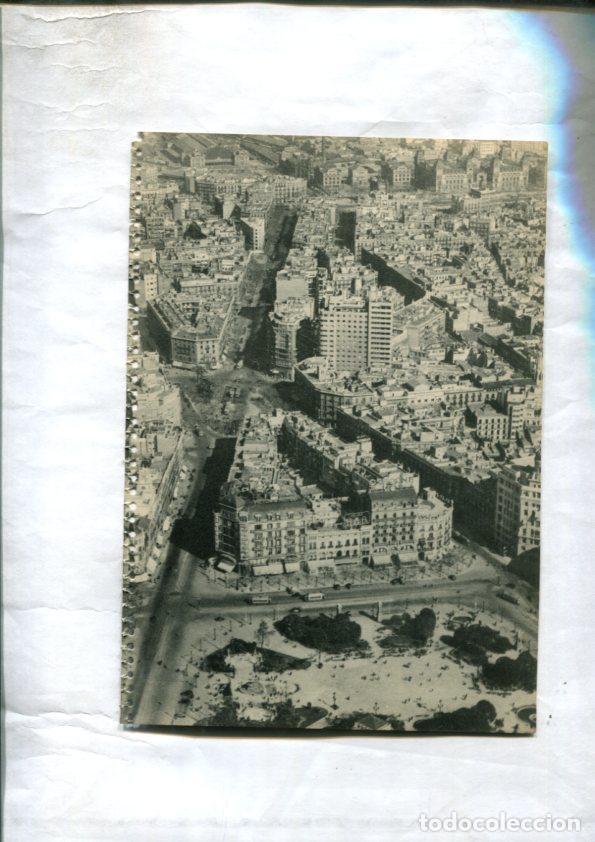 Postkarten: Lamina con vistas de: Barcelona y Madrid