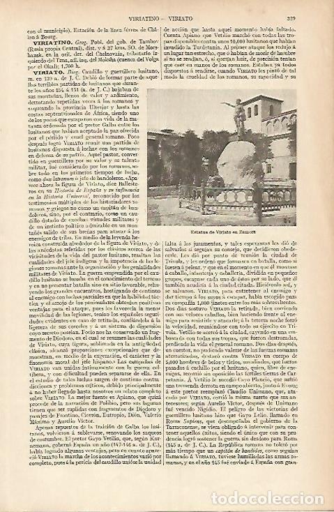 Cartoline: LAMINA ESPASA 4107: Estatua de Viriato en Zamora - Varios Autores