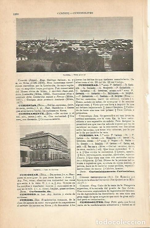 Postais: LAMINA ESPASA 14381: Vista de Curitiba Brasil - Varios