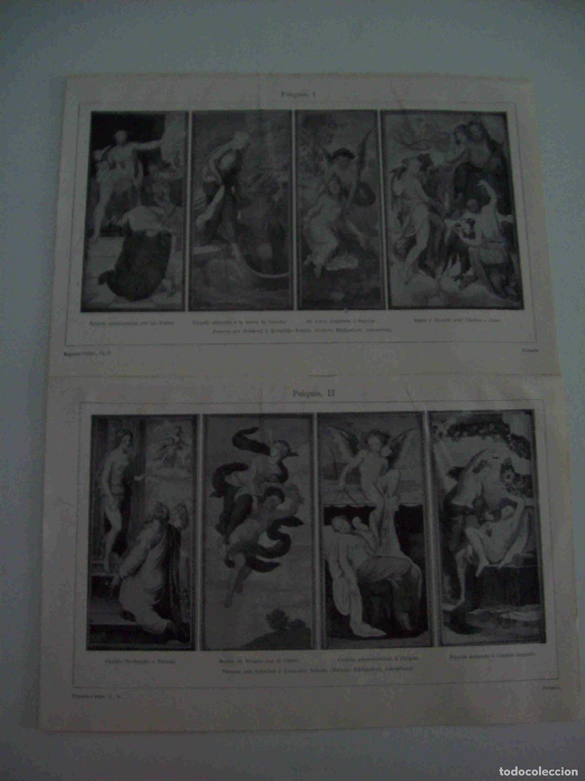 Cartoline: LAMINA ESPASA 16853: Frescos de Schwind y Schultz en el Palacio Rudigsdorf - Varios