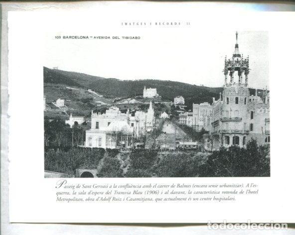 Cartoline: El Tibidabo de Barcelona: imagtes i records, paginadas 12 y 13 - varios
