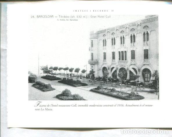 Cartoline: El Tibidabo de Barcelona: imagtes i records, paginadas 33 y 34 - varios