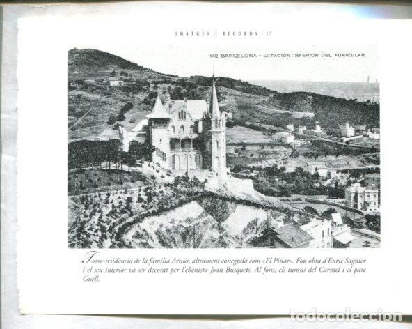 Cartoline: El Tibidabo de Barcelona: imagtes i records, paginadas 18 y 19 - varios