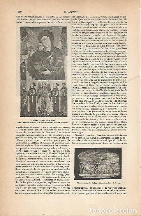 Postais: LAMINA ESPASA 22294: Tabla bizantina de Florencia - Varios