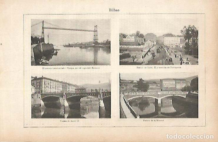 Postcards: LAMINA ESPASA 22253: Vistas de Bilbao - Varios