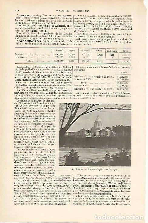 Postkarten: LAMINA ESPASA 22461: Capitolio de Washington - Varios