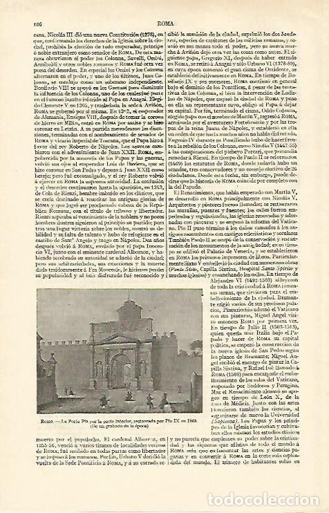 Cartes Postales: LAMINA ESPASA 16892: Porta Pia en Roma - Varios