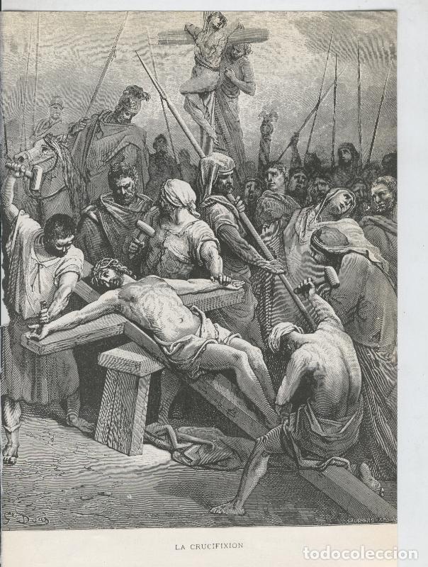 Postales: Lamina de Gustavo Dore: La crucifixion - Varios