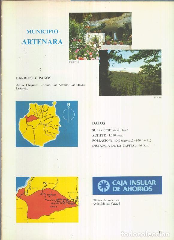 Postales: Municipio Canario de Artenara: 4 paginas, 12 fotos color - varios